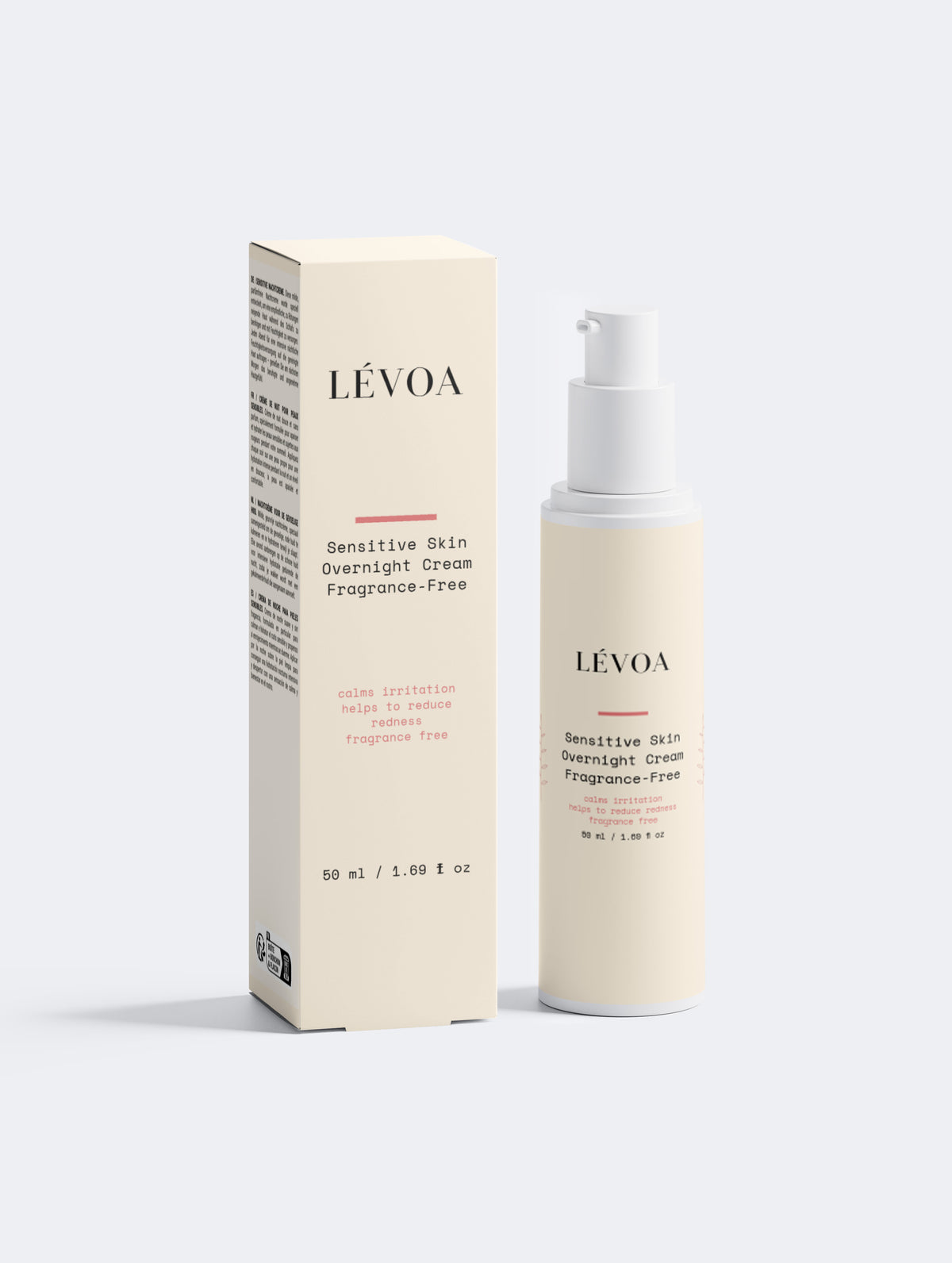 Sensitive Skin Overnight Cream, Fragrance-Free