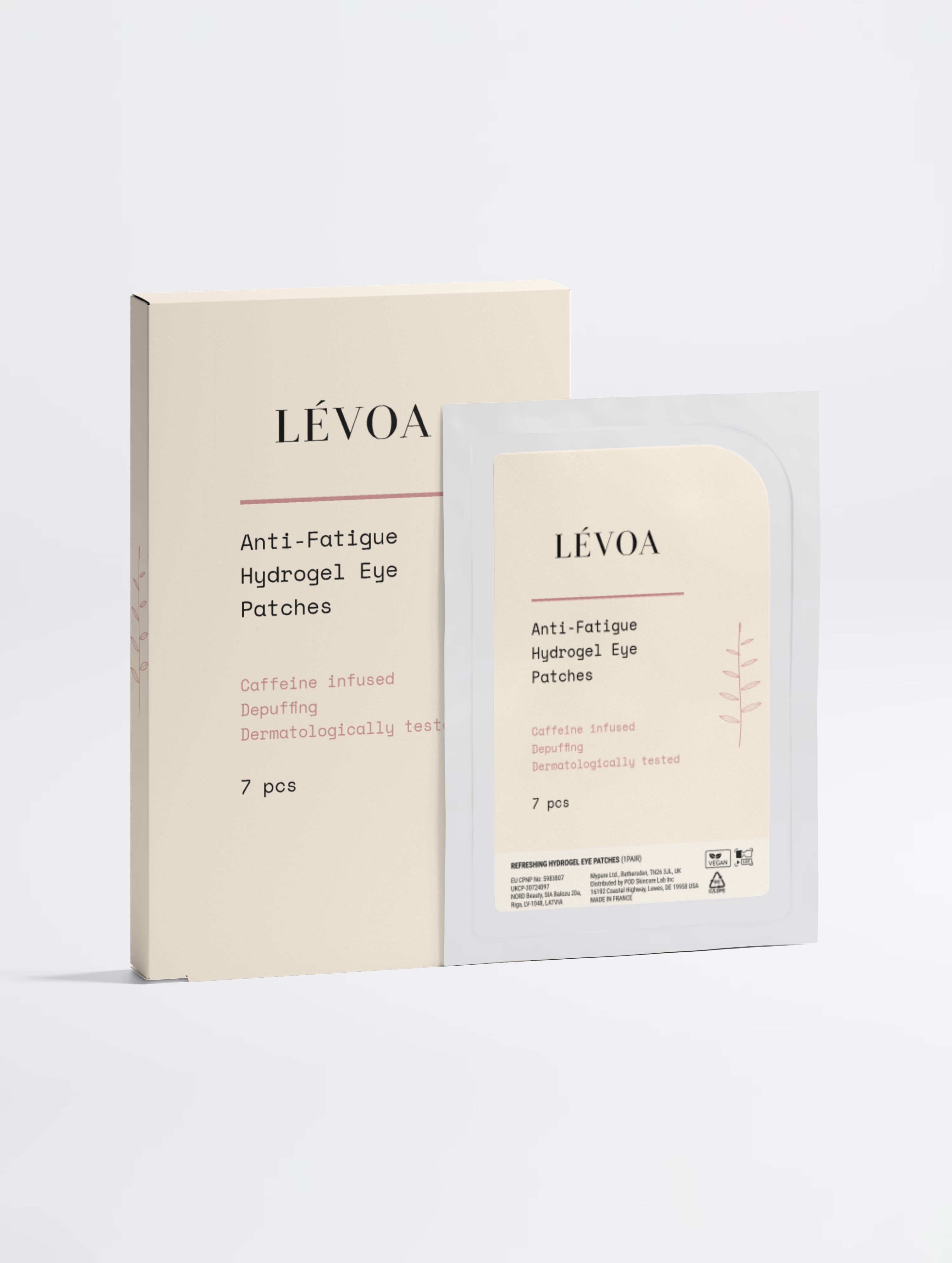 Anti-Fatigue Hydrogel Eye Patches
