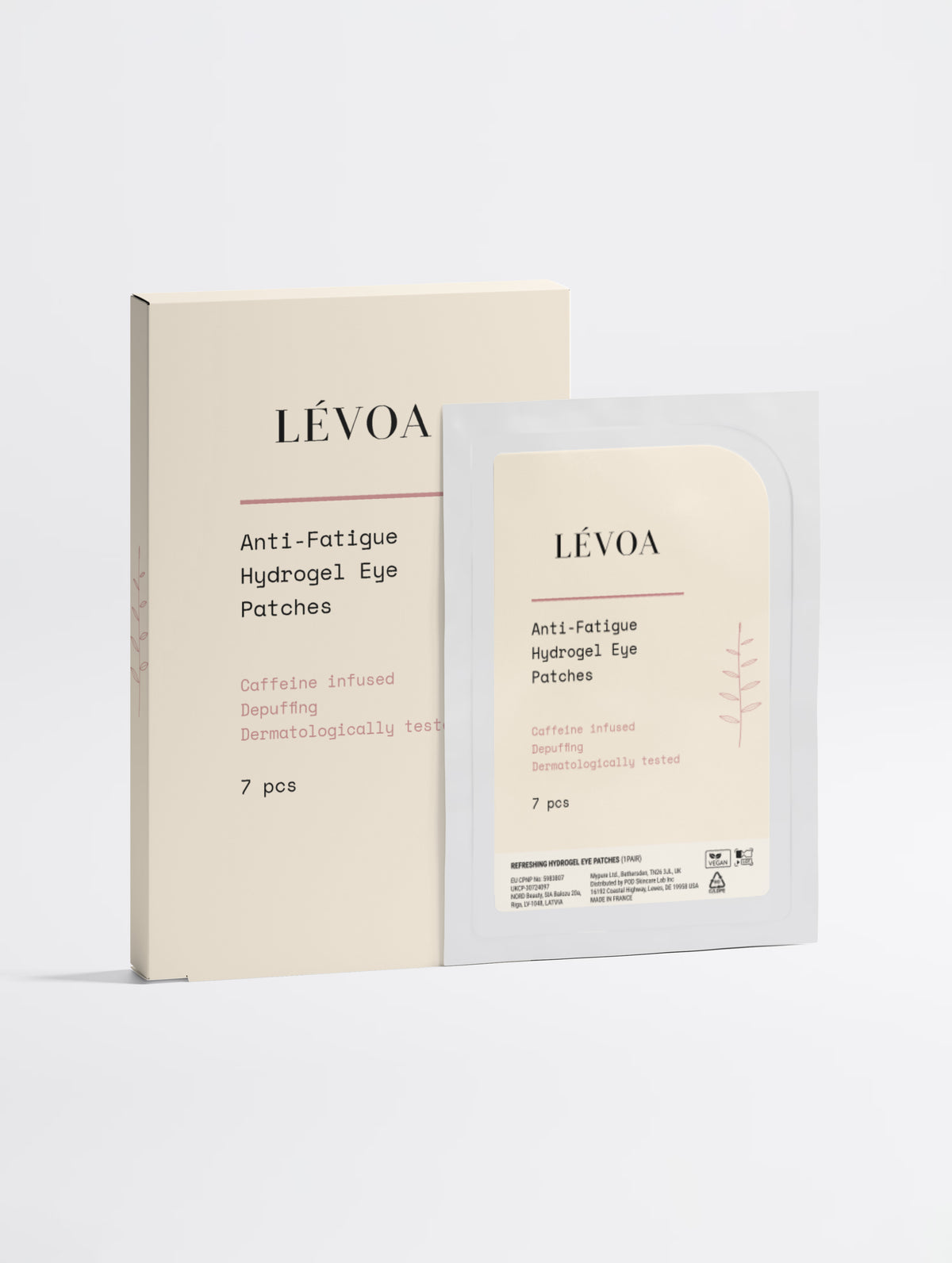 Anti-Fatigue Hydrogel Eye Patches