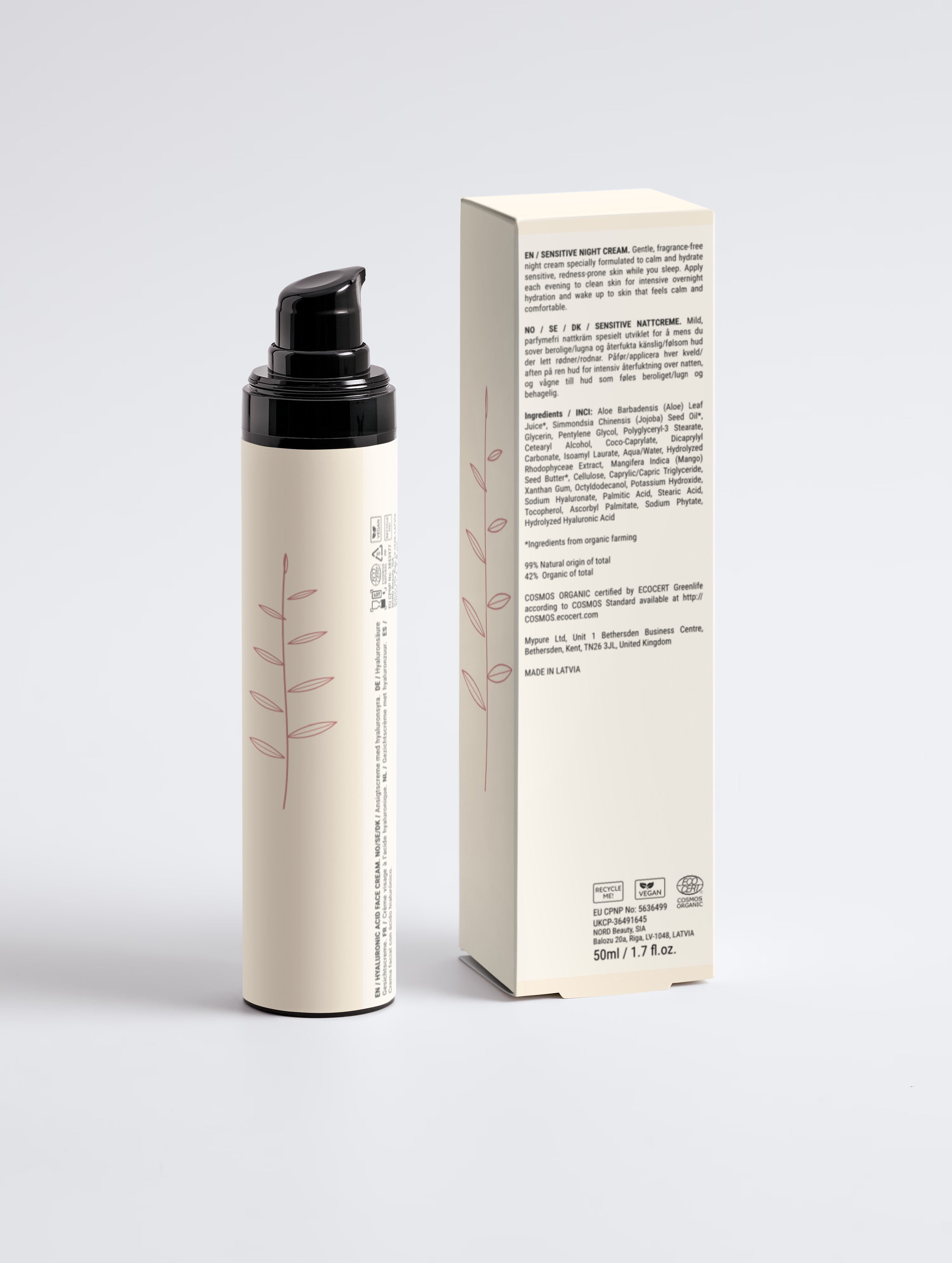 Hyaluronic Acid Face Cream for Men